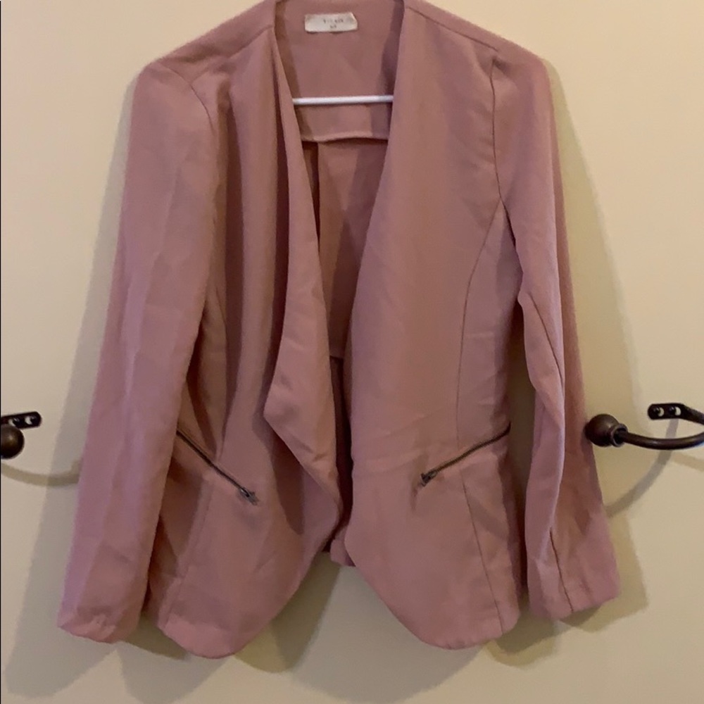 Medium Elodie blazer blush